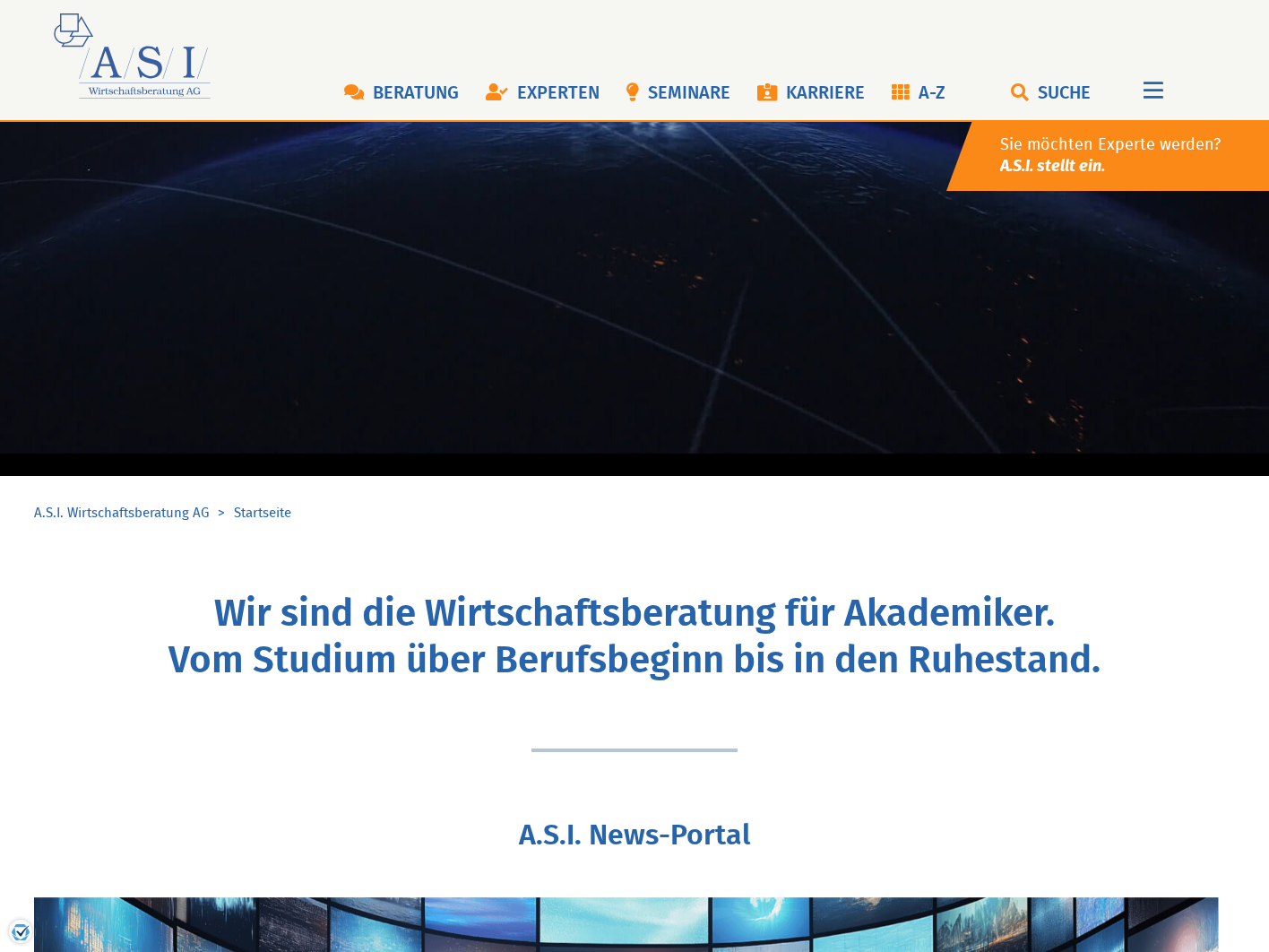 Website-Vorschau ASI Wirtschaftsberatung AG